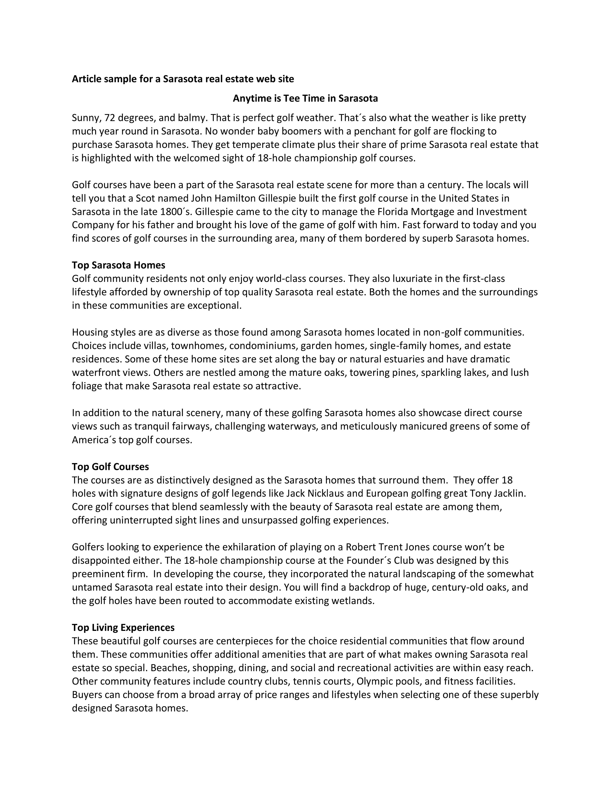 SEO web article